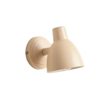 Cliff Dell Wall Sconce Mounted On A Plain Wall - Beige