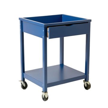 Cliff Bend Empty Rolling Workshop Cart - Blue