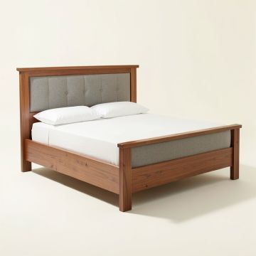 Roberto Fabric Upholstered Standard Bed (synthetic illustration; no displayed measurements)