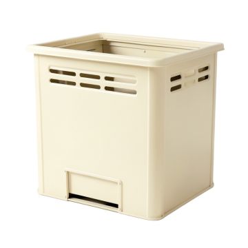 Dawn Bluff Closed Garden Compost Bin - Cream