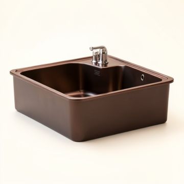 Copper Bar And Prep Sinks 16 '' L X 16 '' W Dual Mount Kitchen Sink (synthetic illustration; no displayed measurements)