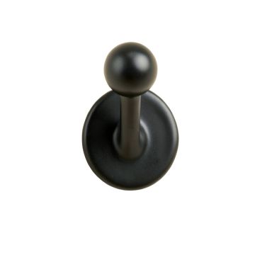 Holly Bend Wall-Mounted Robe Hook - Black