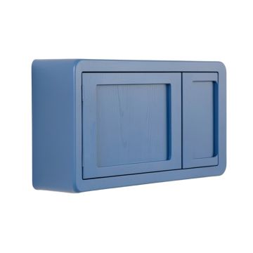 Heath Brook Wall-Mounted Entry Cabinet - Blue