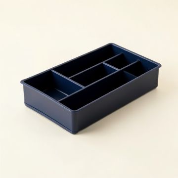 Summit Bluff Empty Pantry Drawer Organizer Insert - Navy (synthetic illustration; no displayed measurements)