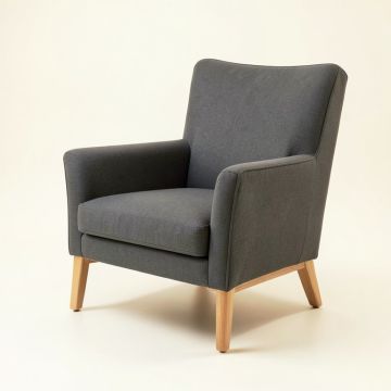Ebron 26 '' Wide Polyester Wingback Chair (synthetic illustration; no displayed measurements)
