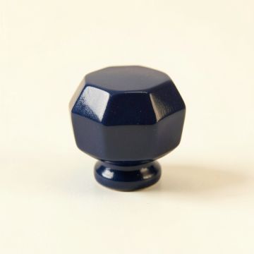Vale Bend Cabinet Knob Without Packaging - Navy (synthetic illustration; no displayed measurements)
