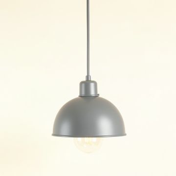Cove Crossing Pendant Light Suspended From One Plain Cable - Gray (synthetic illustration; no displayed measurements)