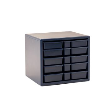 Sage Arc Small-Parts Storage Drawer Cabinet - Navy
