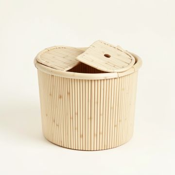 Spruce Brook Laundry Hamper - Ivory (synthetic illustration; no displayed measurements)