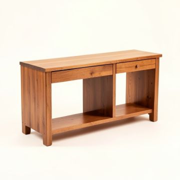 Doiron 45.3 '' Solid Wood Console Table (synthetic illustration; no displayed measurements)