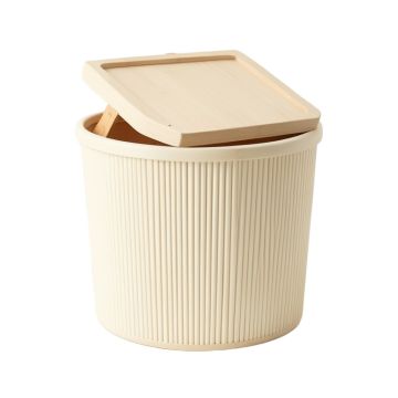 Birch Brook Laundry Hamper - Cream