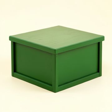 Alder Bluff Low Toy Storage Unit - Green (synthetic illustration; no displayed measurements)