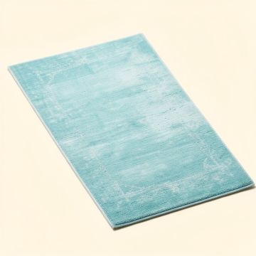 Ombre Doily Aquamarine/Light Blue Area Rug (synthetic illustration; no displayed measurements)