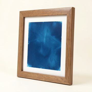 Cyanotype No.1 By Renee W. Stramel - Picture Frame Photograph Print On Paper (synthetic illustration; no displayed measurements)