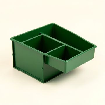 Moss Arc Empty Coffee-Station Organizer - Green (synthetic illustration; no displayed measurements)