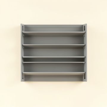 Cove Canyon Empty Wall-Mounted Tool Organizer Panel - Gray (synthetic illustration; no displayed measurements)