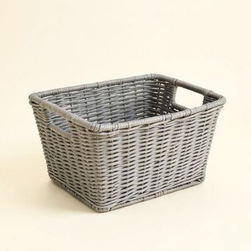 Slate Crest Empty Storage Basket - Gray (synthetic illustration; no displayed measurements)