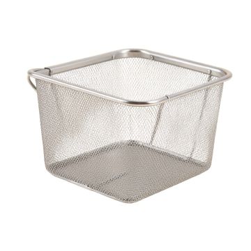 3 Compartment Mesh Metal Storage Basket