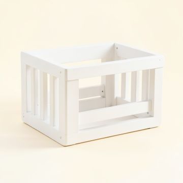 Moss Edge Empty Furniture-Style Pet Crate - White (synthetic illustration; no displayed measurements)