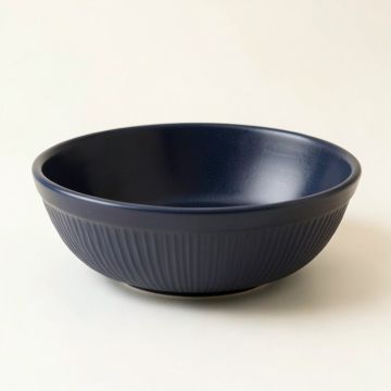 Dune Bend Dining Bowl - Navy (synthetic illustration; no displayed measurements)