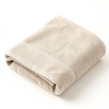 Ash Brook Bath Towel - Beige (synthetic illustration; no displayed measurements)