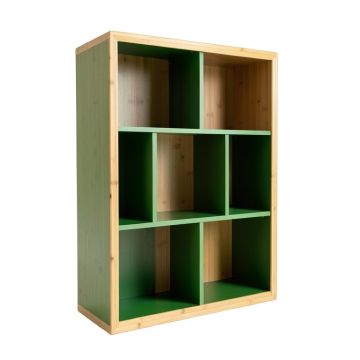 Cove Field Freestanding Bookcase - Green