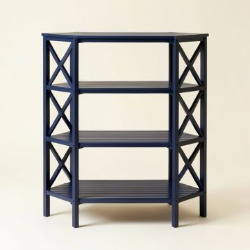 Alder Crest Empty Seed-Starting Shelving Unit Without Lights - Navy (synthetic illustration; no displayed measurements)