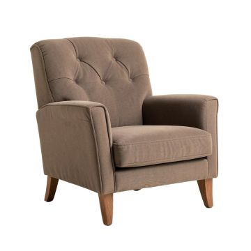 Caryn 30.5 '' Wide Tufted Polyester Wingback Chair