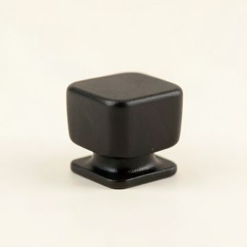 Pine Bend Cabinet Knob Without Packaging - Black (synthetic illustration; no displayed measurements)