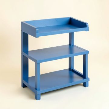 Cedar Bend Empty Countertop Canister Rack - Blue (synthetic illustration; no displayed measurements)