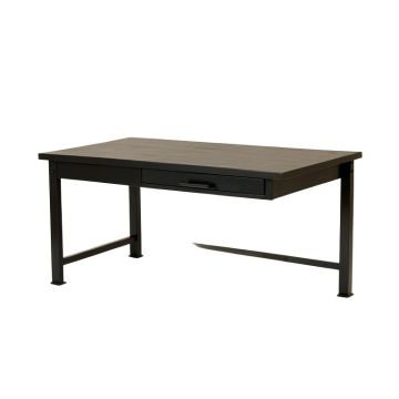 Hazel Bluff Empty Workshop Workbench - Black