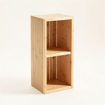 Vale Dell Narrow Cubby Tower - Beige (synthetic illustration; no displayed measurements)