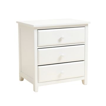 Sara 3 - Drawer Nightstand In White