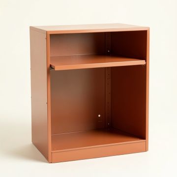 Linden Arc Empty Mug-Storage Cabinet Insert - Terracotta (synthetic illustration; no displayed measurements)
