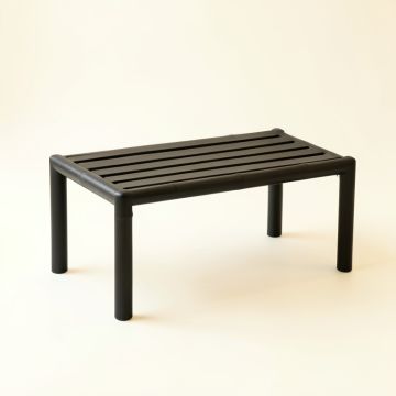 Harbor Bluff Indoor Bench - Black (synthetic illustration; no displayed measurements)