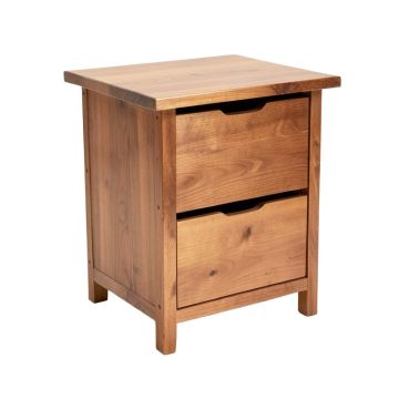 Obregon Solid Wood End Table With Storage