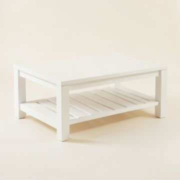 Fern Crest Coffee Table - White (synthetic illustration; no displayed measurements)