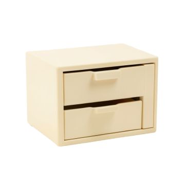 Fern Bluff Small-Parts Storage Drawer Cabinet - Cream