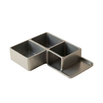 Juniper Arc Empty Coffee-Station Organizer - Gray (synthetic illustration; no displayed measurements)