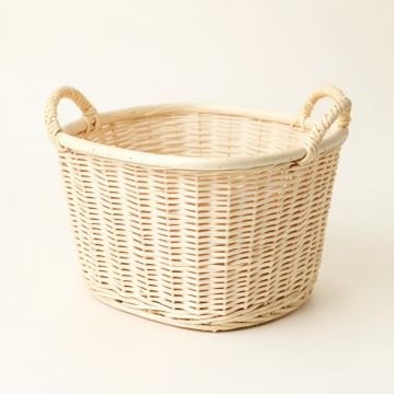 Heath Bluff Empty Storage Basket - Ivory (synthetic illustration; no displayed measurements)