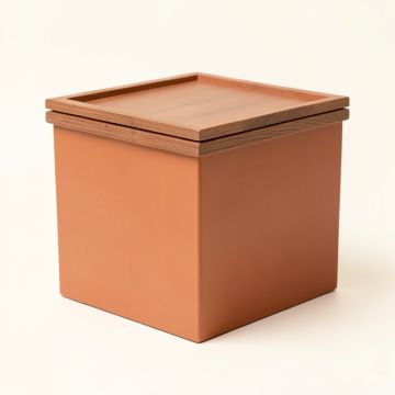 Hazel Arc Closed Outdoor Storage Box (synthetic illustration; no displayed measurements)