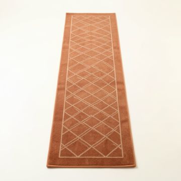 Birch Crest Narrow Runner Rug - Terracotta (synthetic illustration; no displayed measurements)
