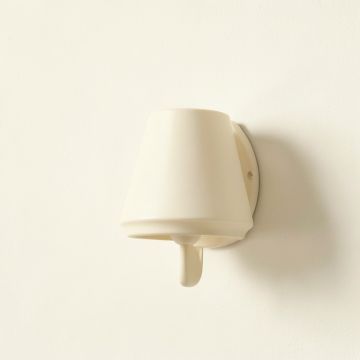 Briar Crossing Wall Sconce Mounted On A Plain Wall - Ivory (synthetic illustration; no displayed measurements)