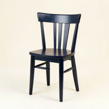 Maple Arc Small Chair - Navy (synthetic illustration; no displayed measurements)