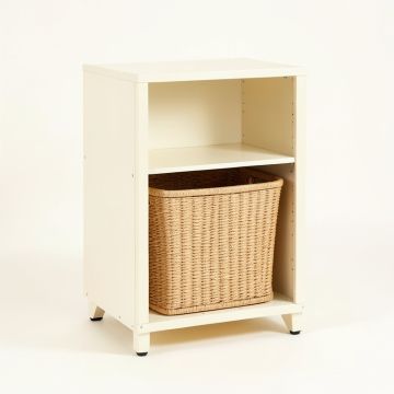 Cliff Brook Freestanding Pull-Out Hamper Cabinet - Ivory (synthetic illustration; no displayed measurements)