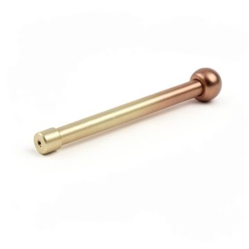 Wayfair Basics End Cap Single Curtain Rod (synthetic illustration; no displayed measurements)