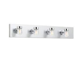 Brá 4-Light Dimmable Chrome Vanity Light