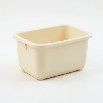 Ridge Branch Empty Railing Planter With Integral Brackets - Cream (synthetic illustration; no displayed measurements)