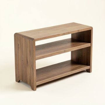 Bryce Shelves Storage Bench (synthetic illustration; no displayed measurements)