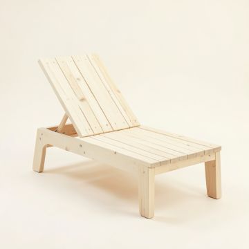 Alder Bend Outdoor Lounge Chair - Ivory (synthetic illustration; no displayed measurements)